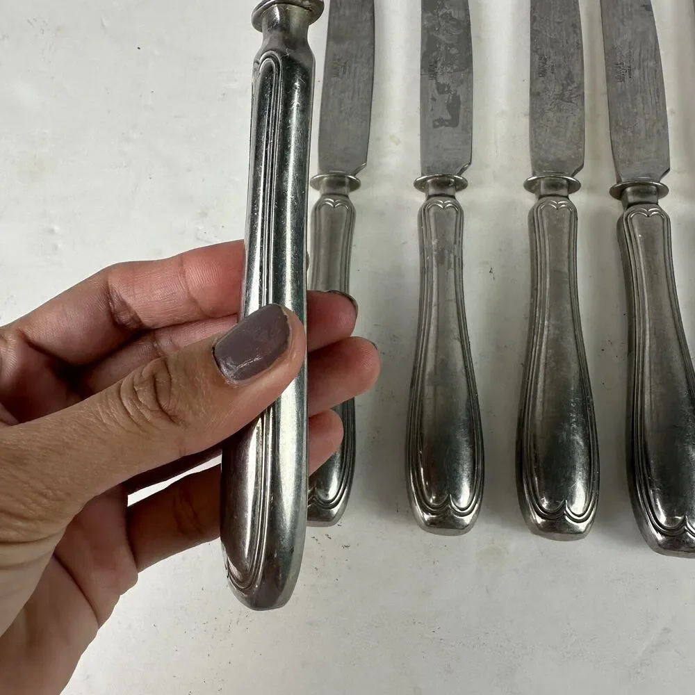 Set Of 6- Mikasa Korea Stainless Flatware‎ DINNER Butter KNIVES